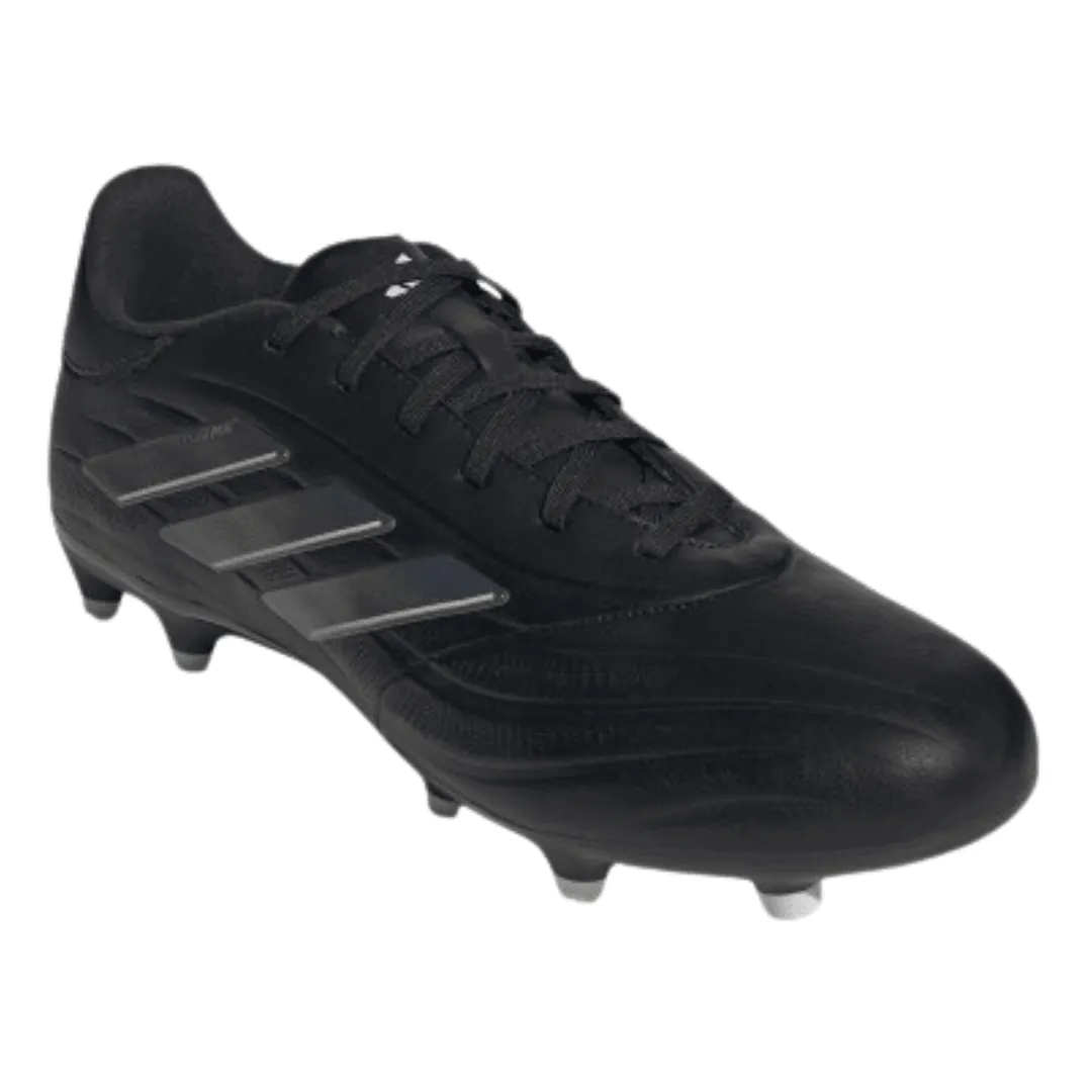 Adidas - Men's Copa Pure 2 League FG 'Base Black Pack' - Core Black / Carbon / Grey One