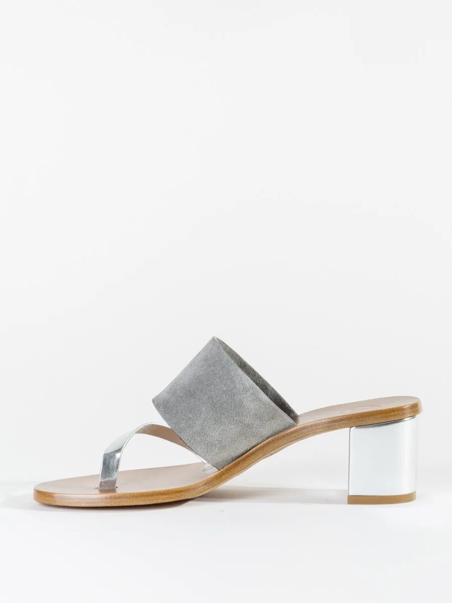 alta suede heel sandal