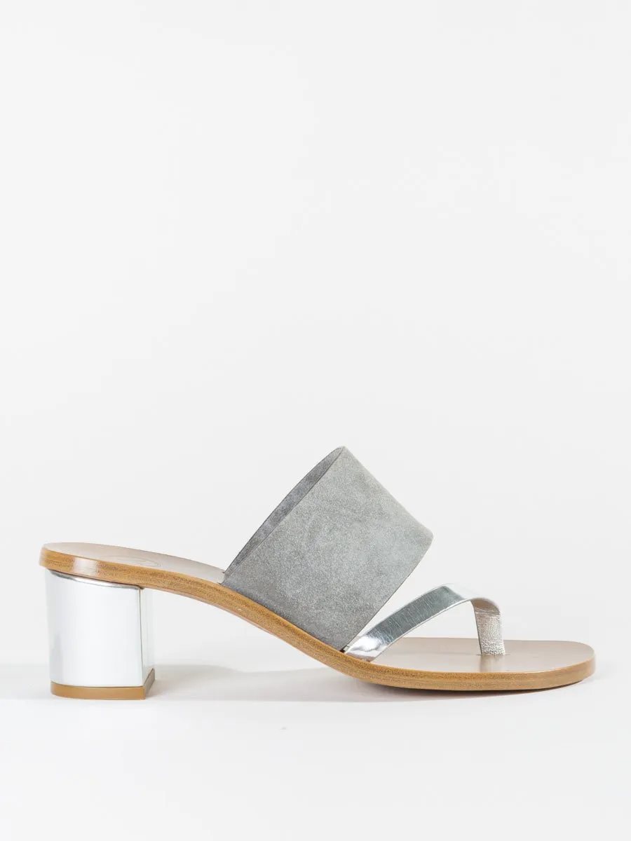 alta suede heel sandal