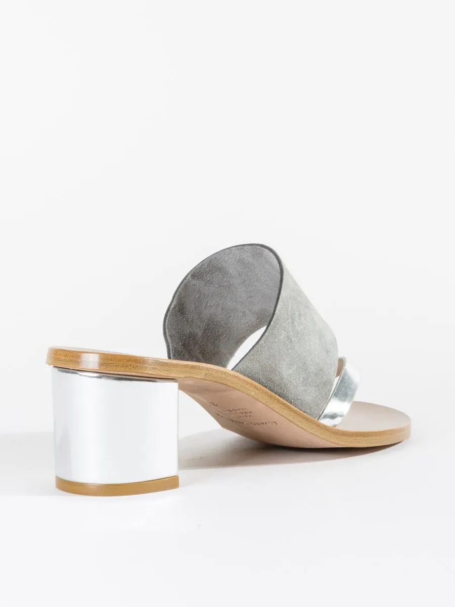 alta suede heel sandal