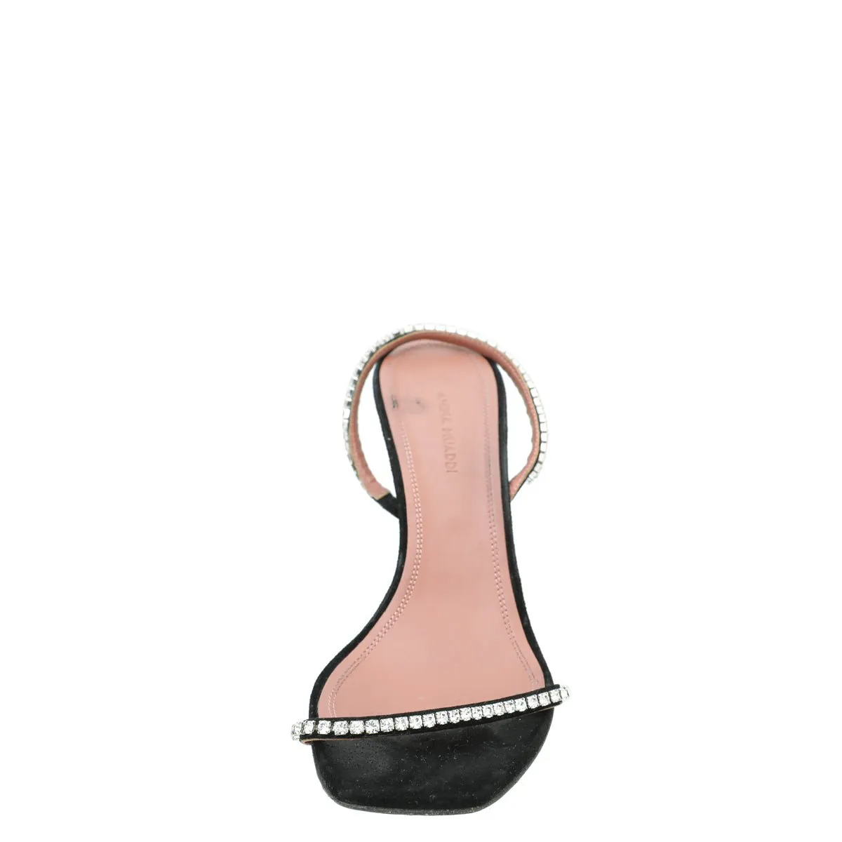 Amina Muaddi Black Gilda Sandals 40