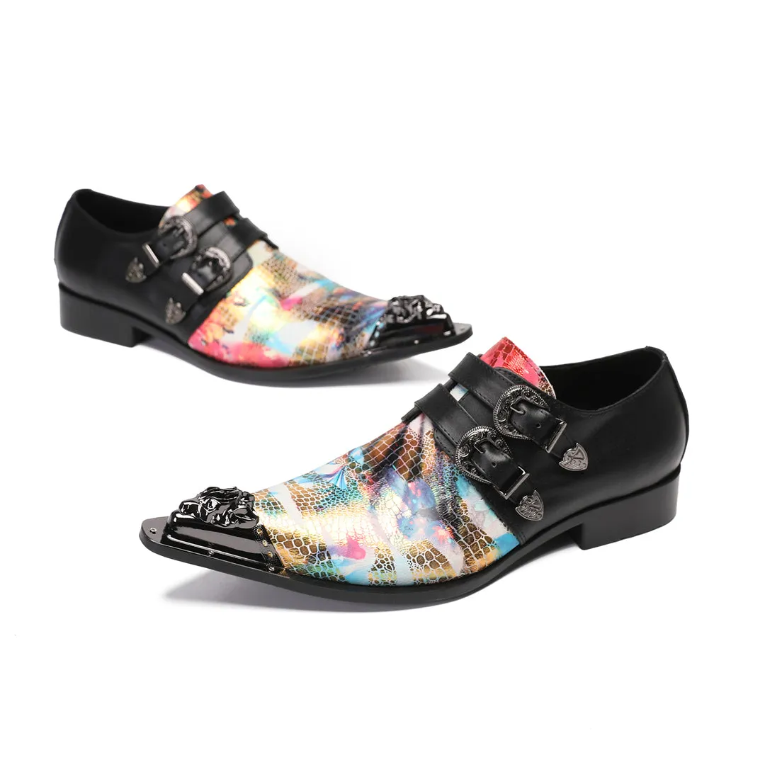 AOMISHOES™ Ondulazione Metal Tip Shoes 9199
