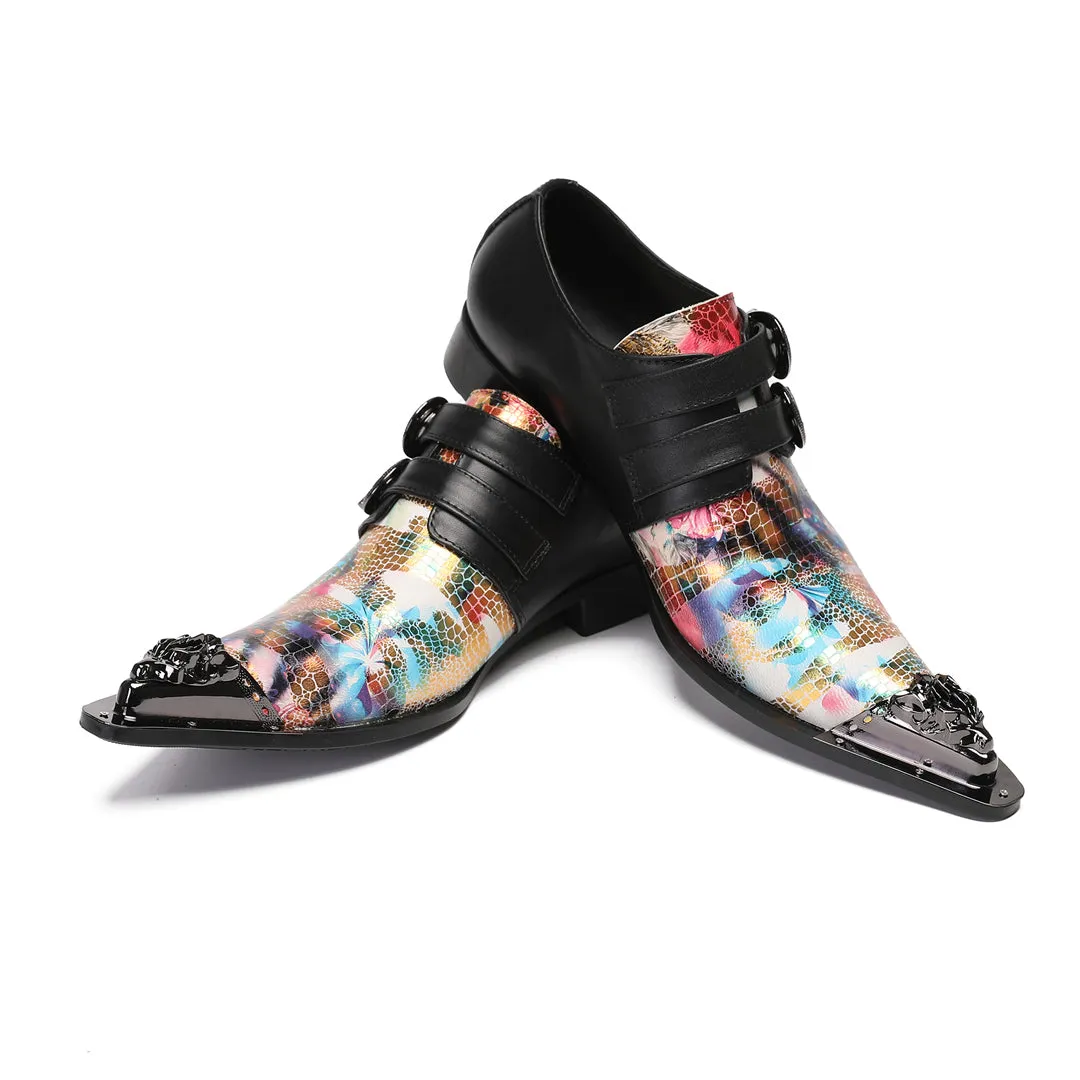 AOMISHOES™ Ondulazione Metal Tip Shoes 9199