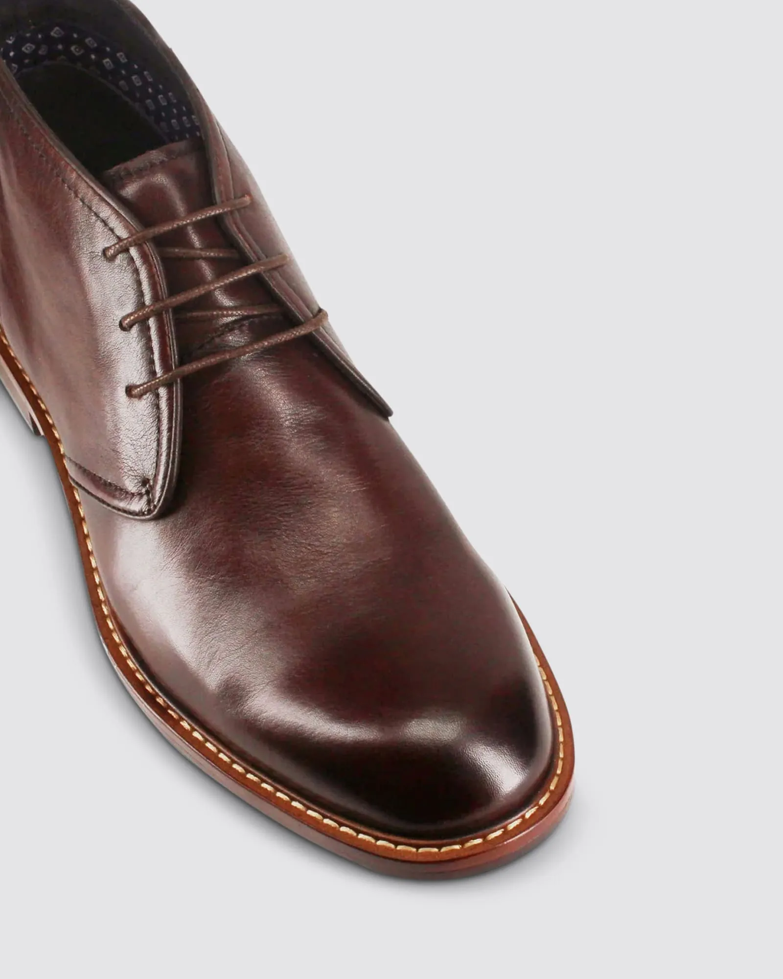 BAIL DRESS SHOES DARK BROWN LEATHER
