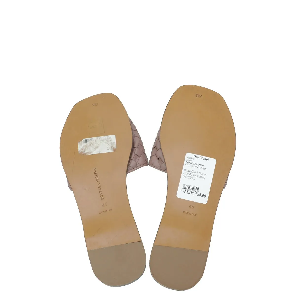 Bottega Veneta Bicolor Ravello Sandals 41