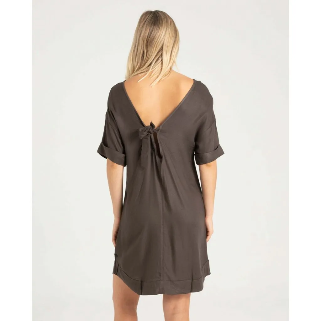 Boxy Tie Back Dress