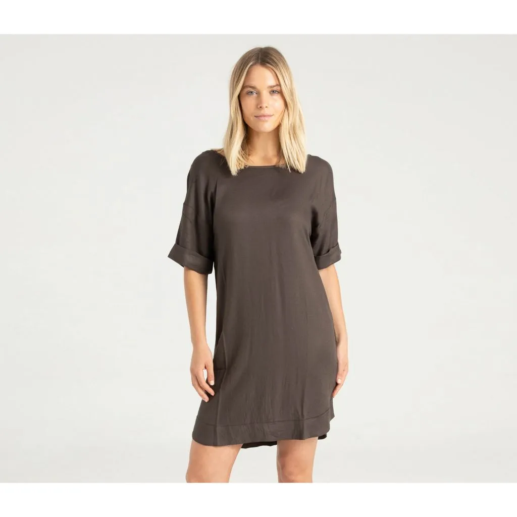 Boxy Tie Back Dress