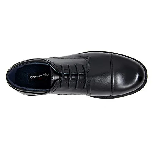 Bruno Marc Men's Downing-01 Black Leather Lined Dress Oxford Shoes Classic Lace Up Formal Size 8 M US
