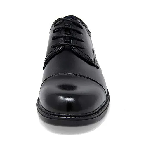Bruno Marc Men's Downing-01 Black Leather Lined Dress Oxford Shoes Classic Lace Up Formal Size 8 M US