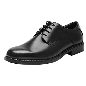 Bruno Marc Men's Downing-02 Black Leather Lined Dress Oxford Shoes Classic Lace Up Formal Size 8 M US
