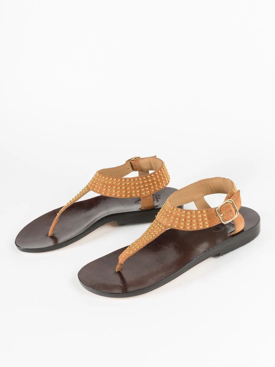caden sandal - cognac