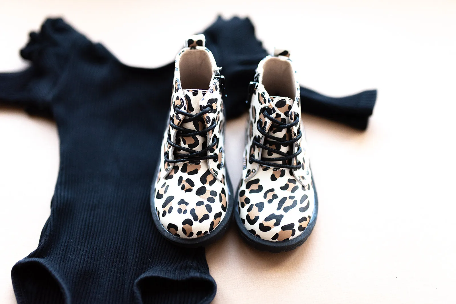 Combat Boots - Leopard