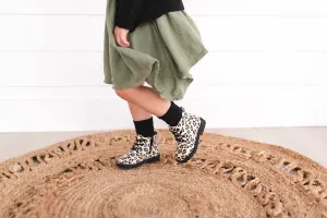 Combat Boots - Leopard