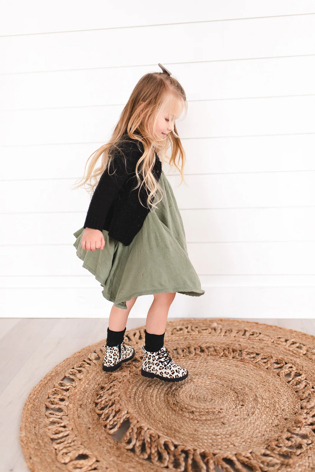 Combat Boots - Leopard