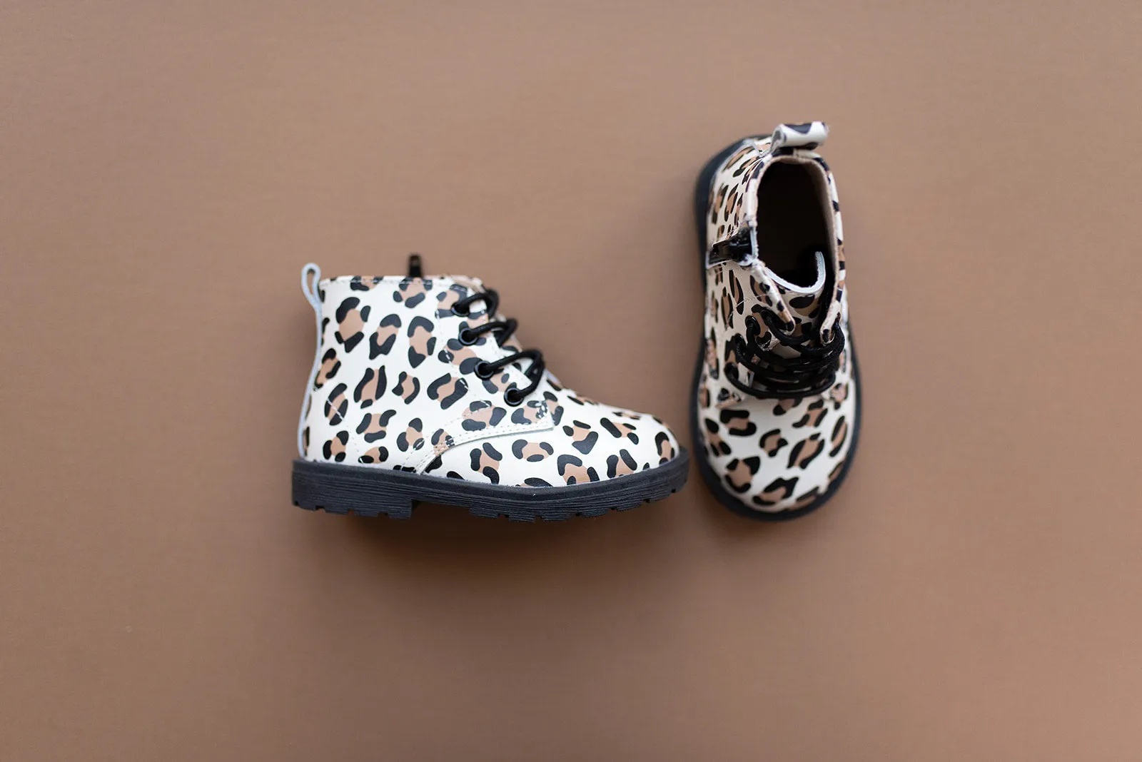 Combat Boots - Leopard