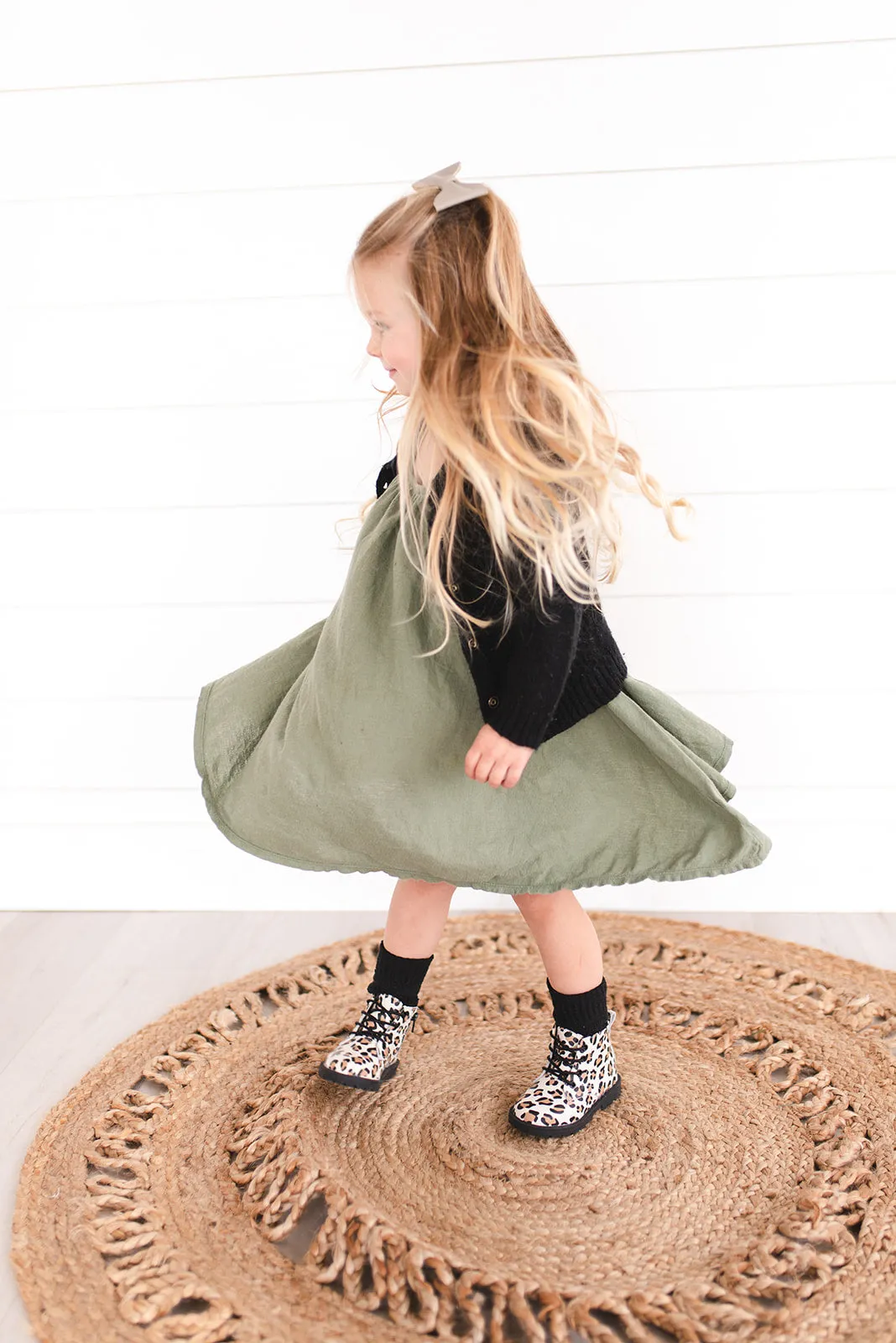Combat Boots - Leopard
