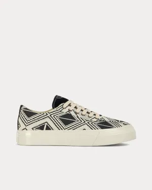 Dellow Trophy Amalsi Woven Ecru Low Top Sneakers