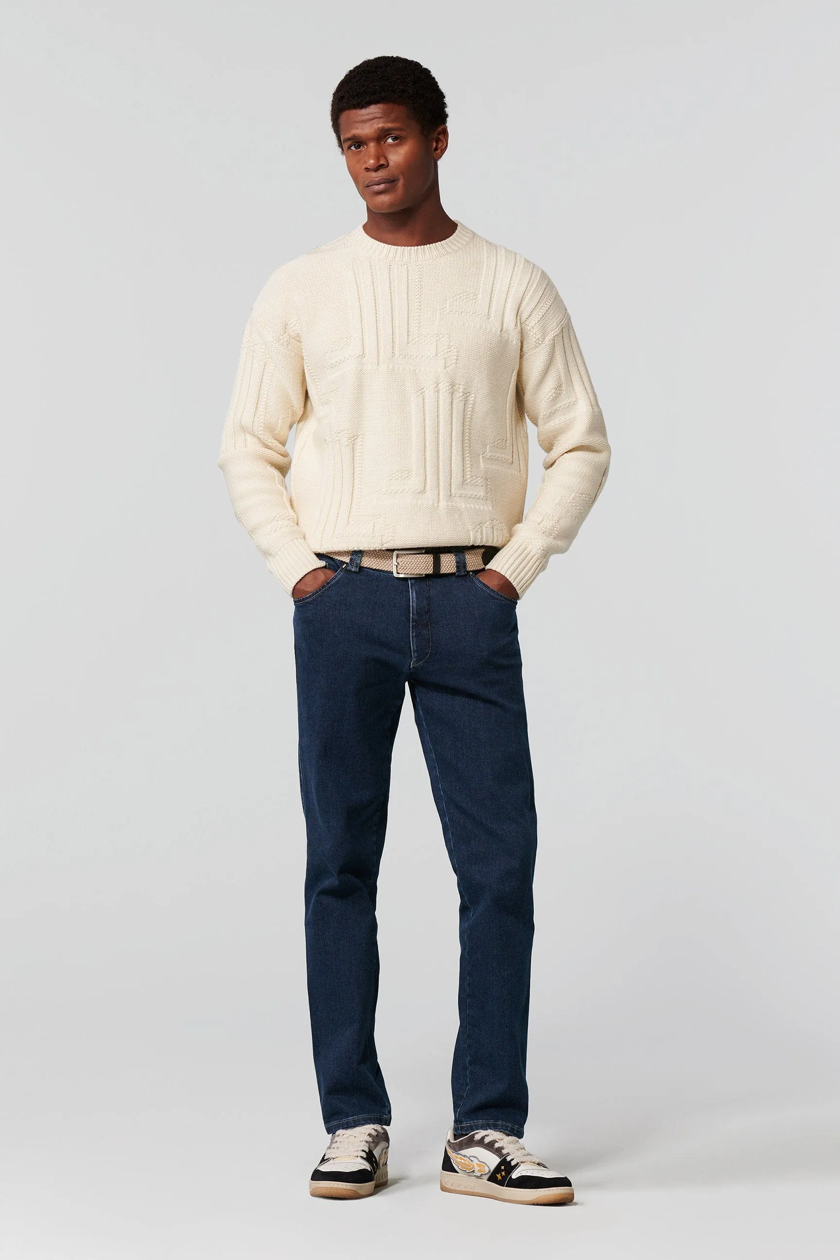 Dublin Super Stretch Modern Fit Jeans - Blue Stone