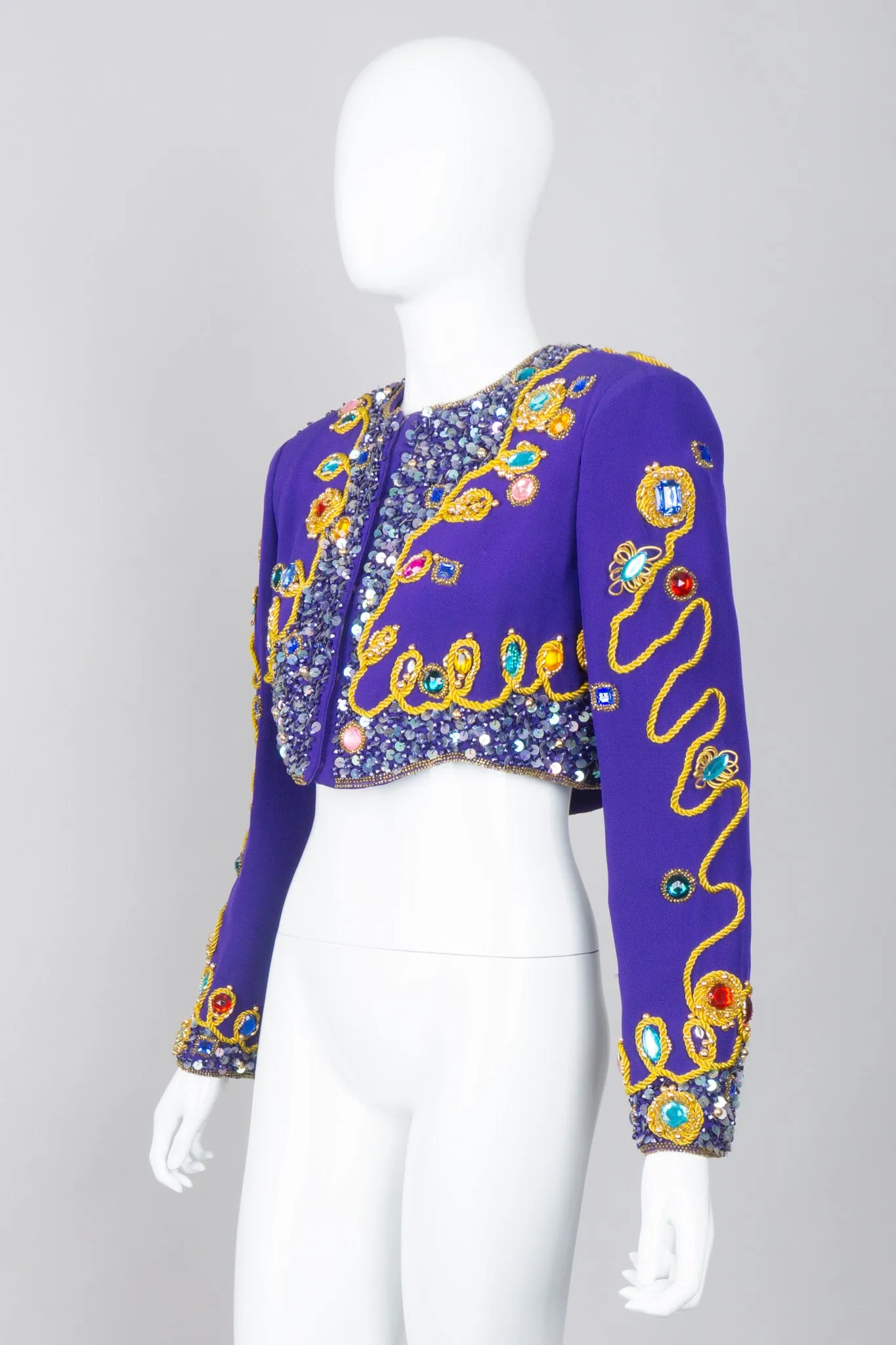 Embellished Crop Jacket