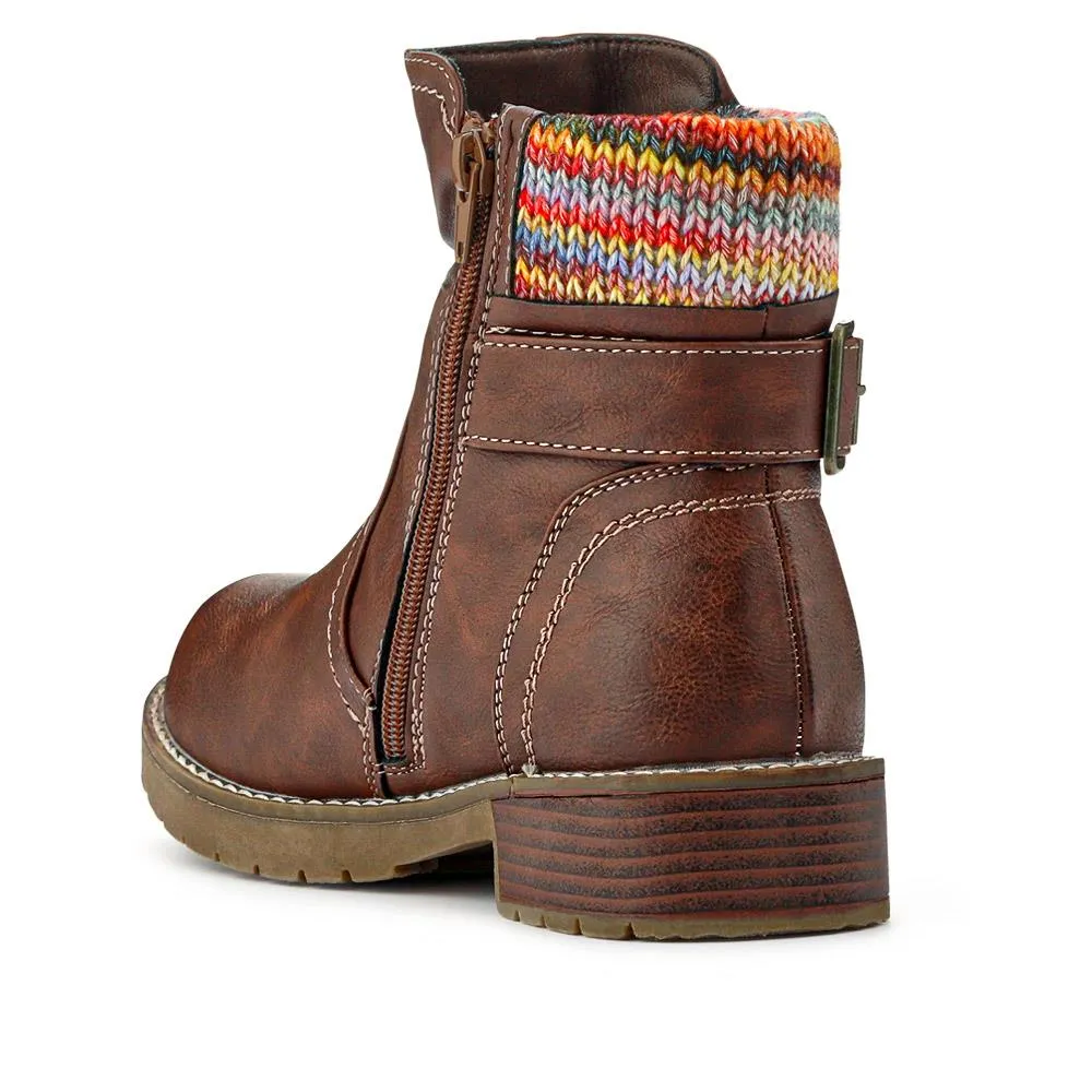 Extra-Wide Knitted Cuff Boots - BELLINI / 326 750