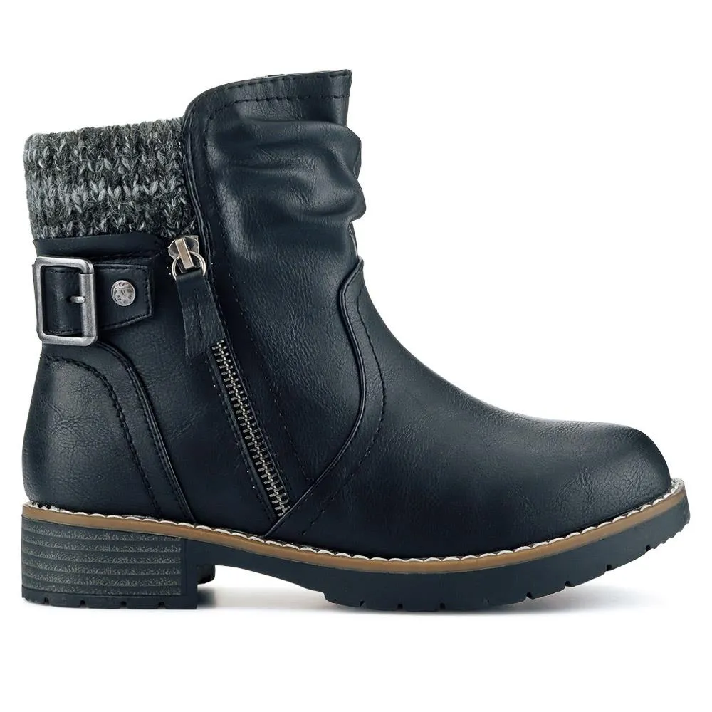 Extra-Wide Knitted Cuff Boots - BELLINI / 326 750