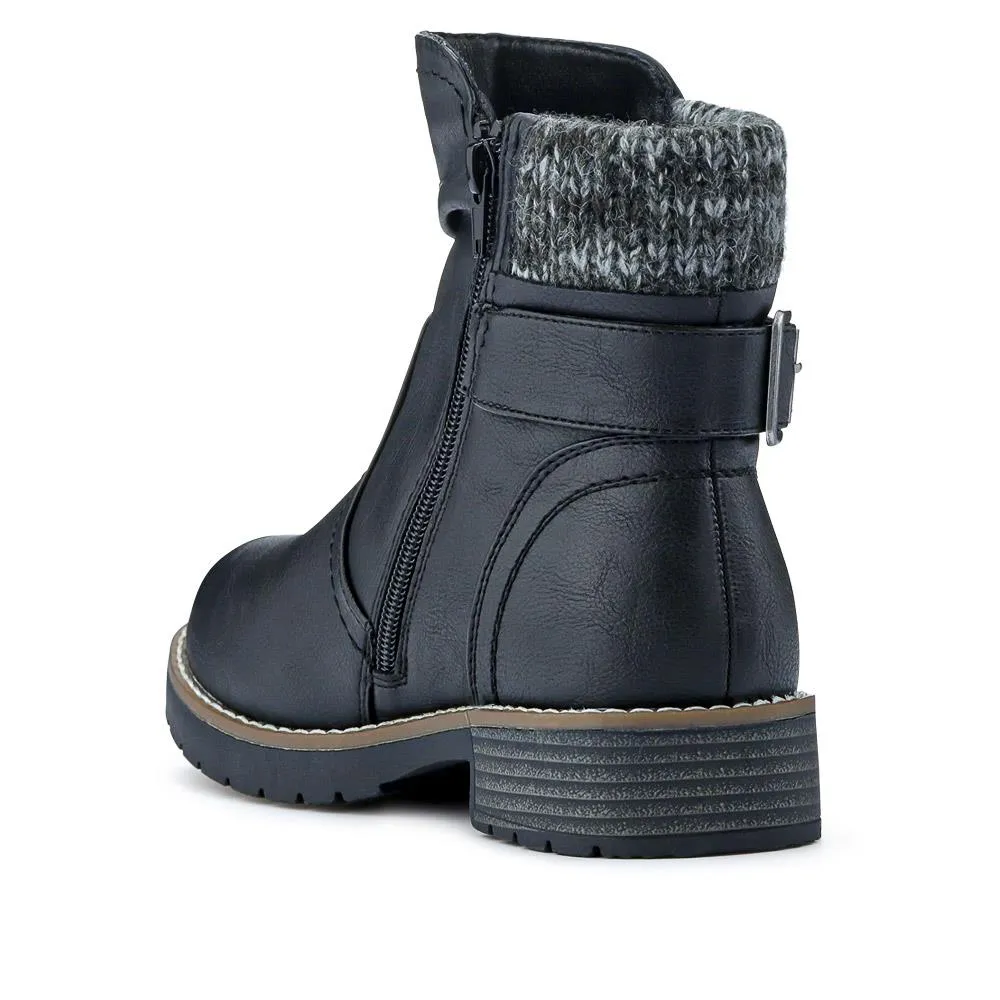 Extra-Wide Knitted Cuff Boots - BELLINI / 326 750