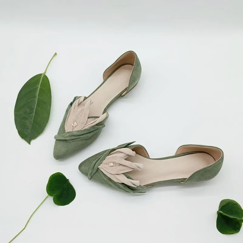 Flower Design Women Fashion Comfortable Soft Jelly Flat Shoes Two Piece Lady Flats Cute Sweet Low Heel Shoes Slip-on Loafers