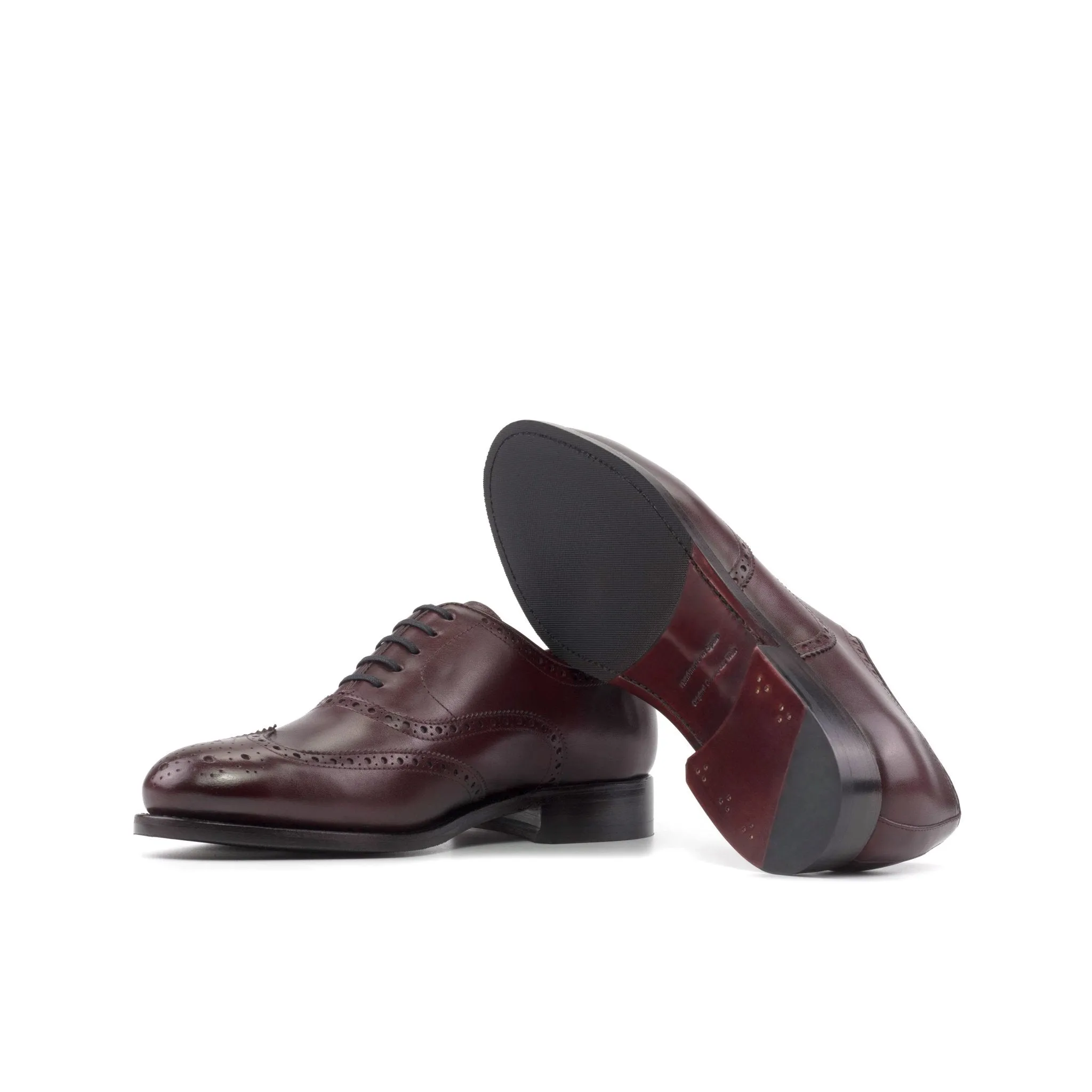 Full Brogue Oxford in Oxblood Box Calf