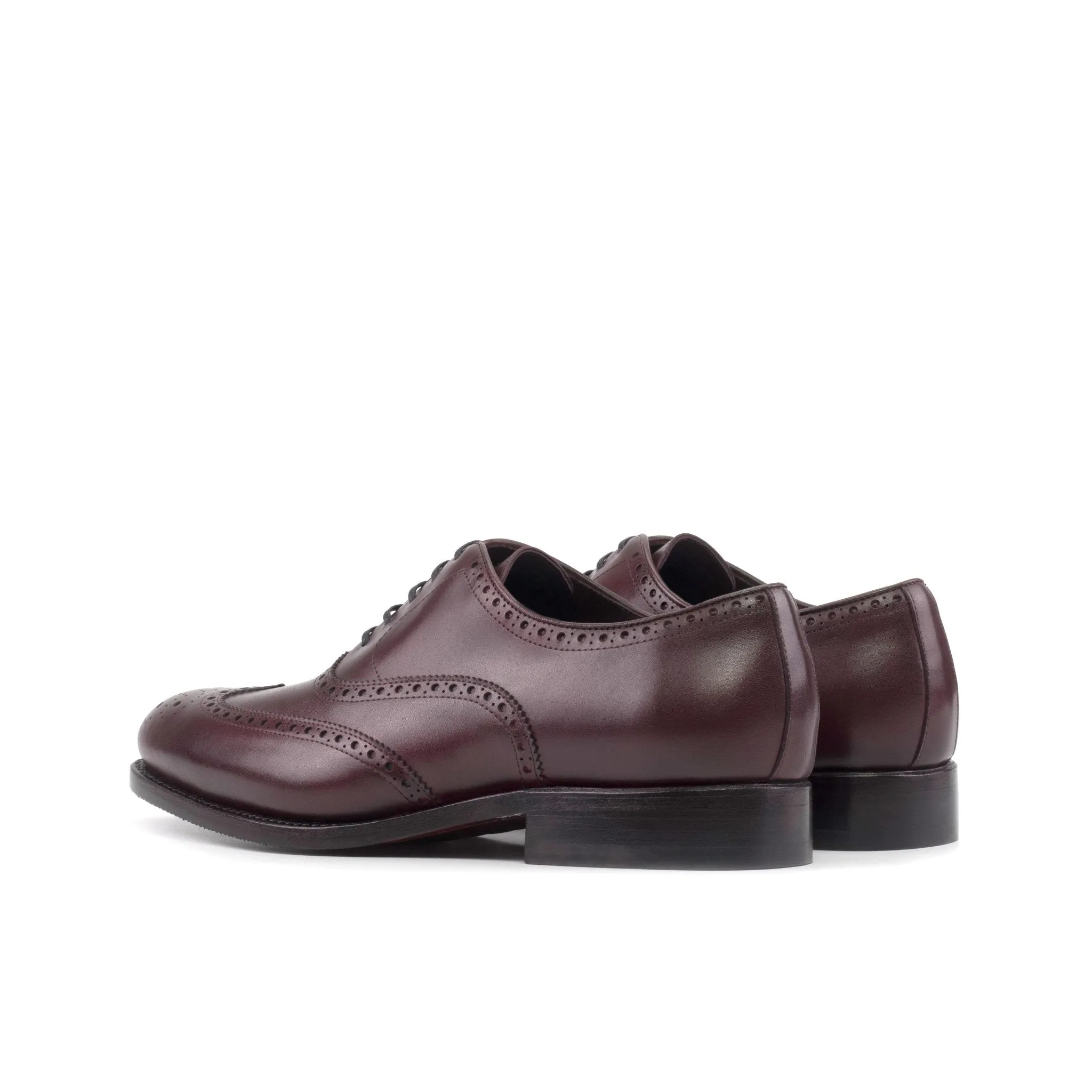 Full Brogue Oxford in Oxblood Box Calf