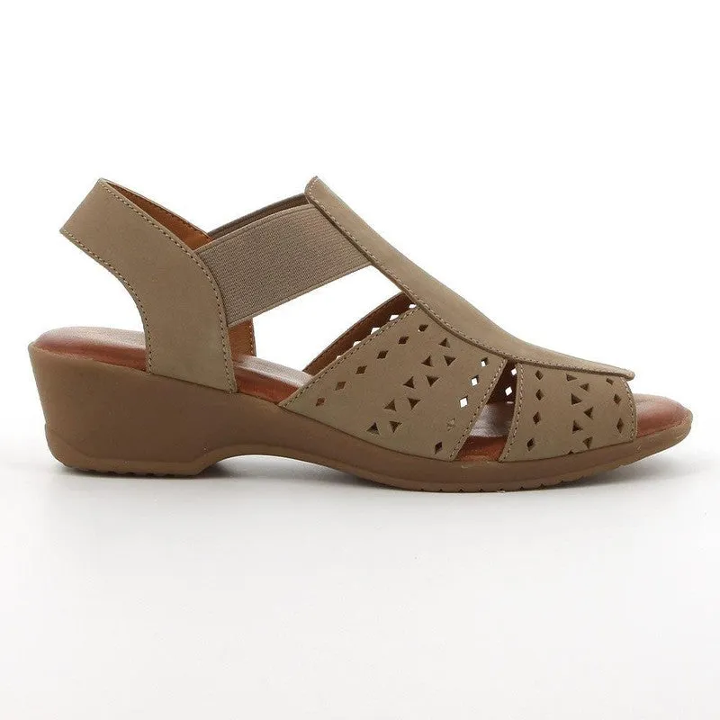 Hush Puppies Genny Nappa Leather Sandals - Canna Seta Leather