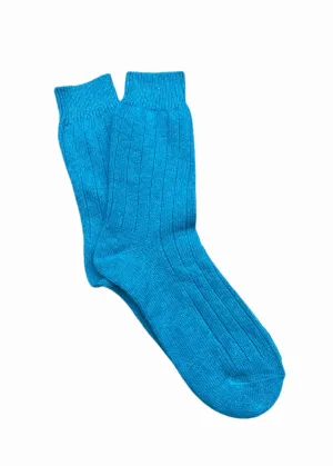 Irish Merino Wool Socks | Blue