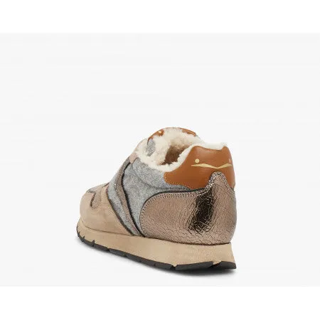 Julia Fur Lined Sneaker - Beige