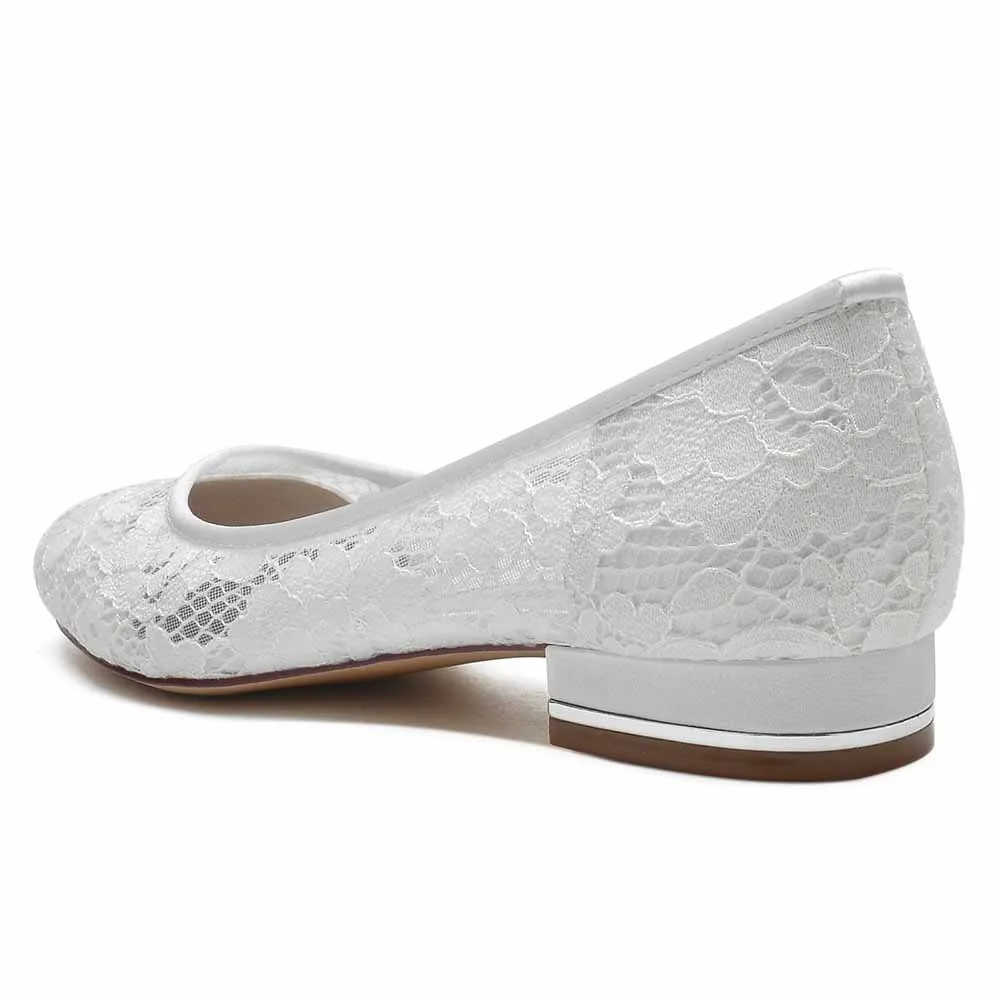 Lace Wedding Shoes comfortable event flat shoes