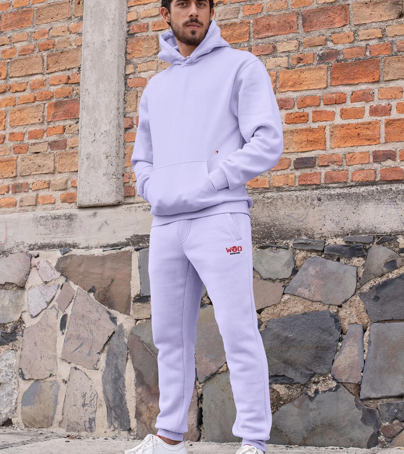 Men's Lavender Fleece Track pants