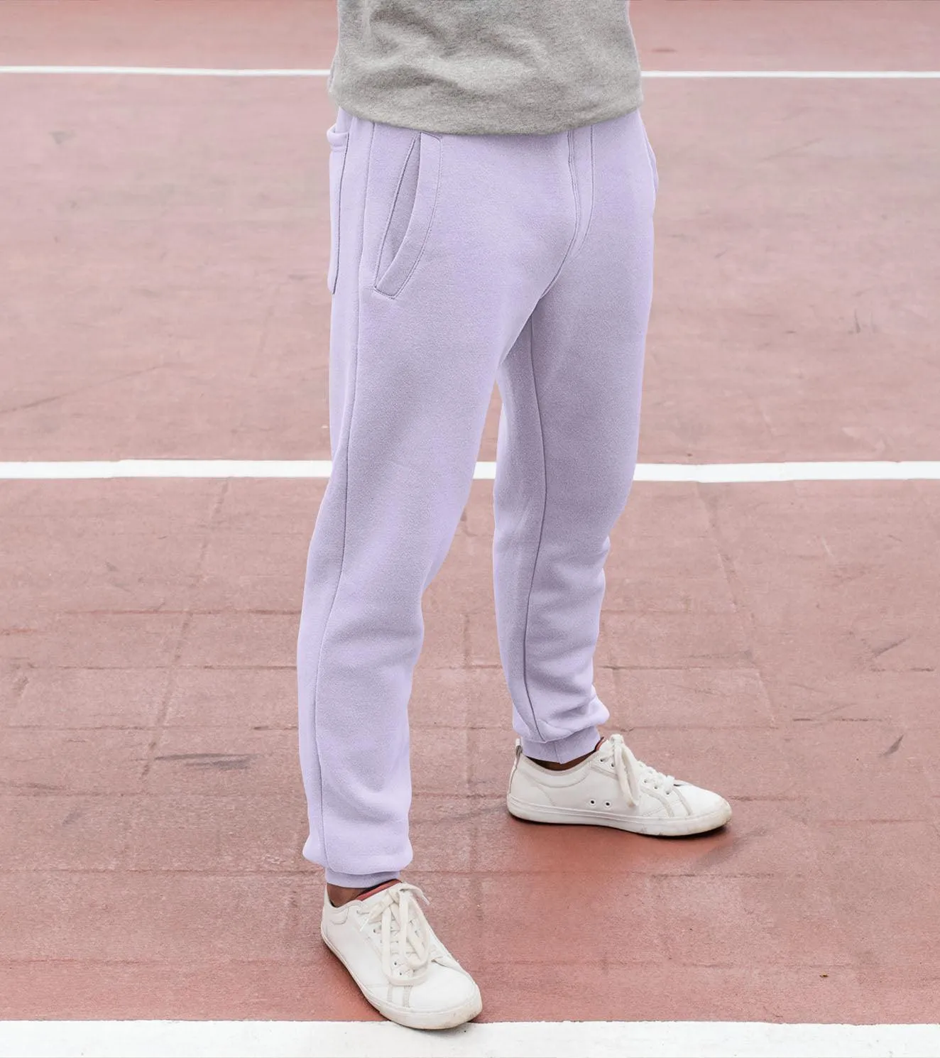Men's Lavender Fleece Track pants