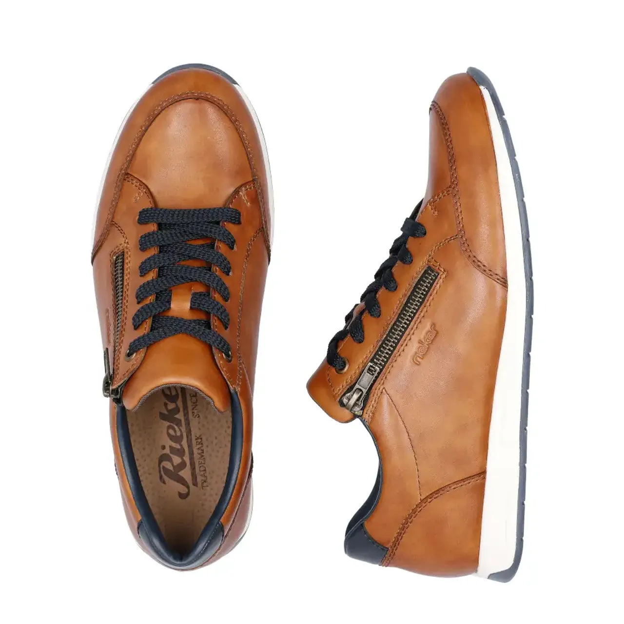 Men's sneakers RIEKER 11903-24 brown S4
