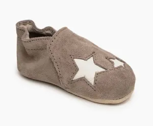 Minnetonka Infant Star Bootie Moccasins - Gray