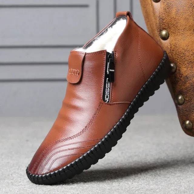 Olimar Men's Loafers Snow Shoes