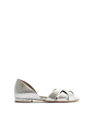 Sanni 20 Crackled metallic goat Silver