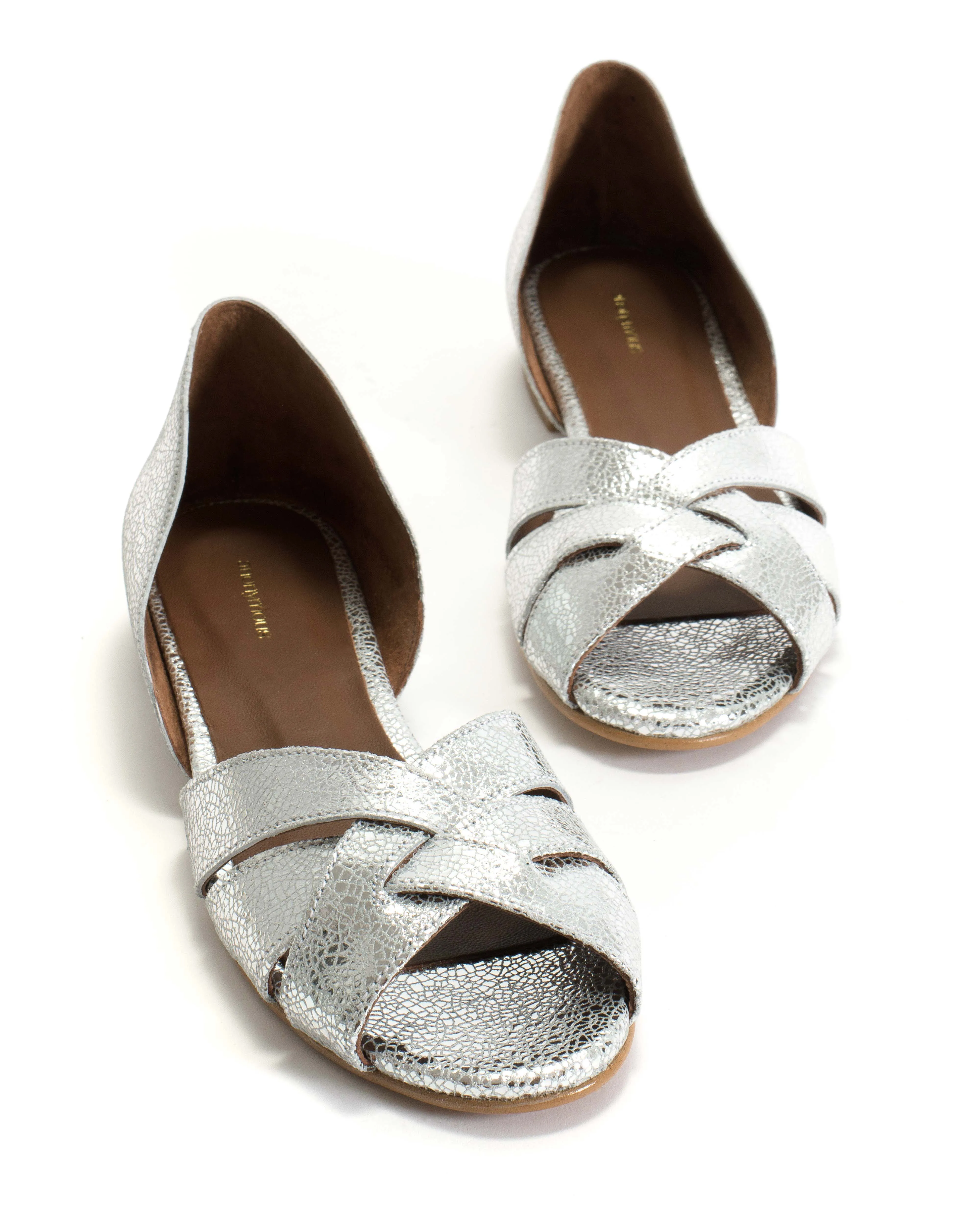 Sanni 20 Crackled metallic goat Silver