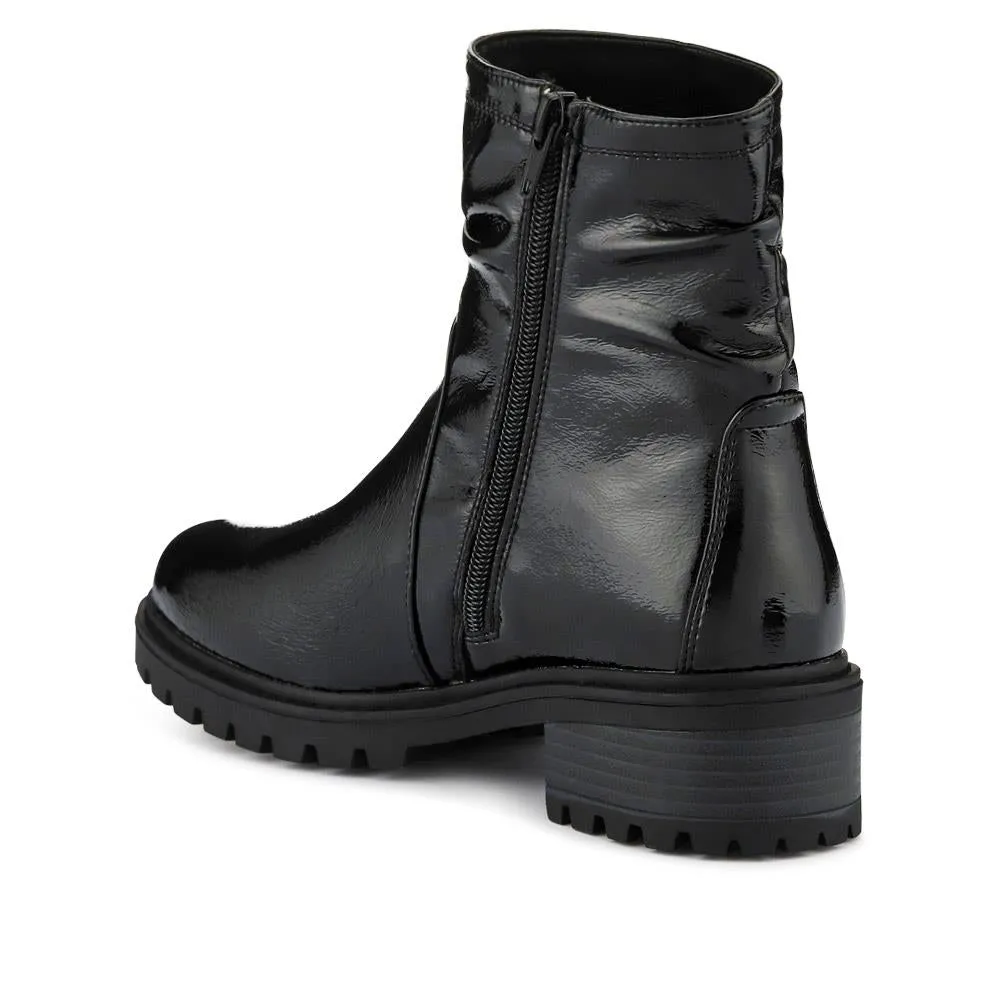 Smart Chunky Sole Ankle Boots - WBINS40241 / 326 518