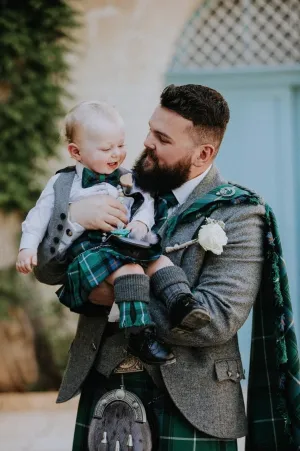 Tweed Argyll Day Kilt Outfit (8 Pcs Set)