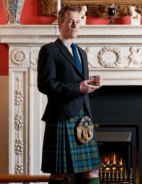 Tweed Argyll Day Kilt Outfit (8 Pcs Set)